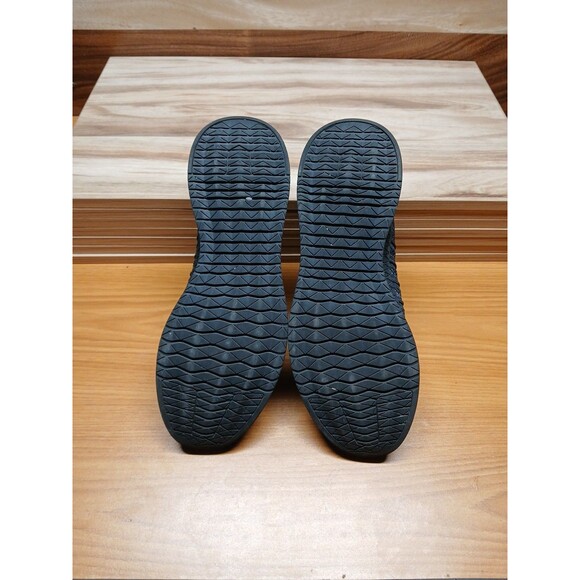 VNANV Black Slip On Designer Fashion Lace Running Shoes Sneakers Size 14 - Picture 15 of 15